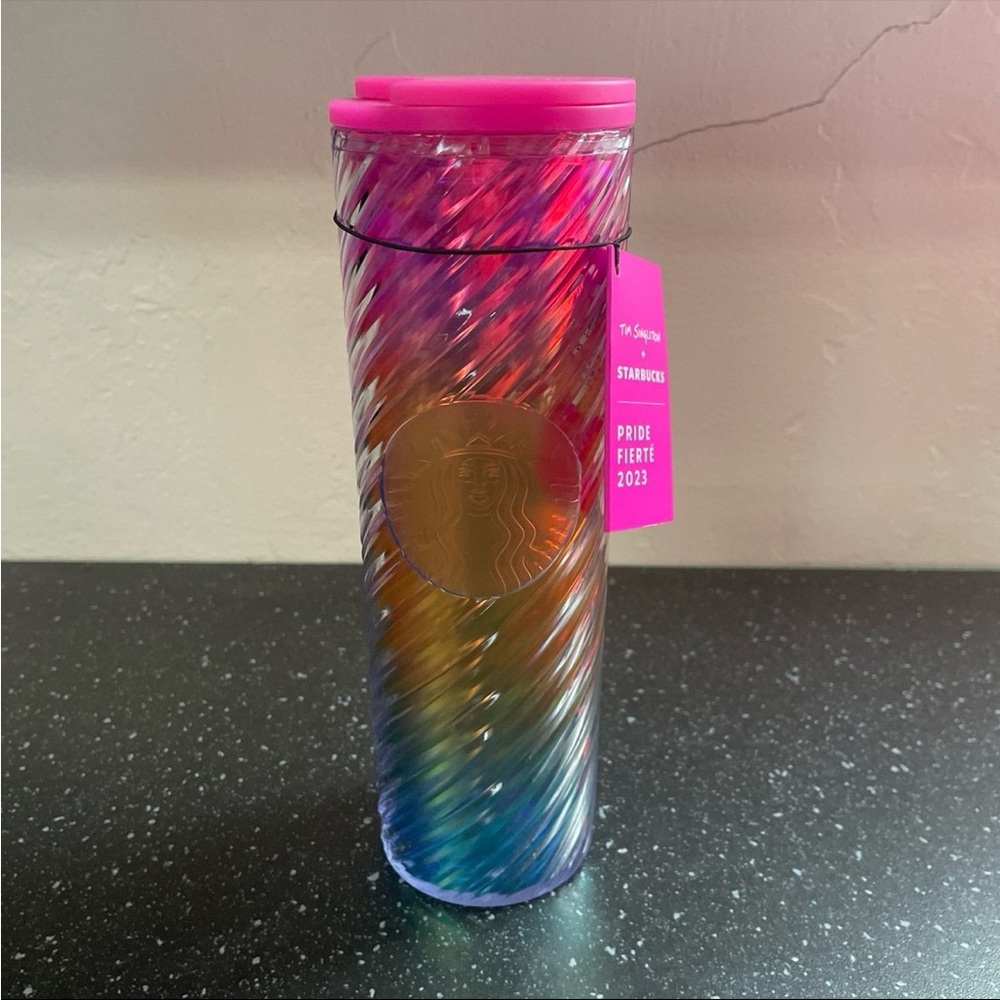 Starbucks x Tim Singleton pride 2023 NWT water bottle